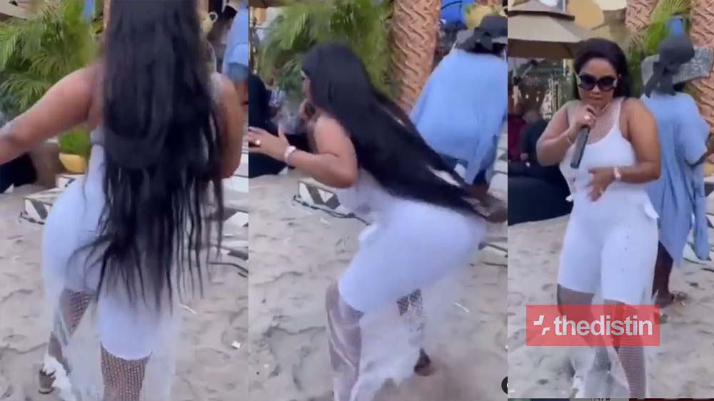 Video Of Nana Ama Mcbrown Twerking While Performing Keche's "No Dulling" Causes A Stir On Social Media (Watch)