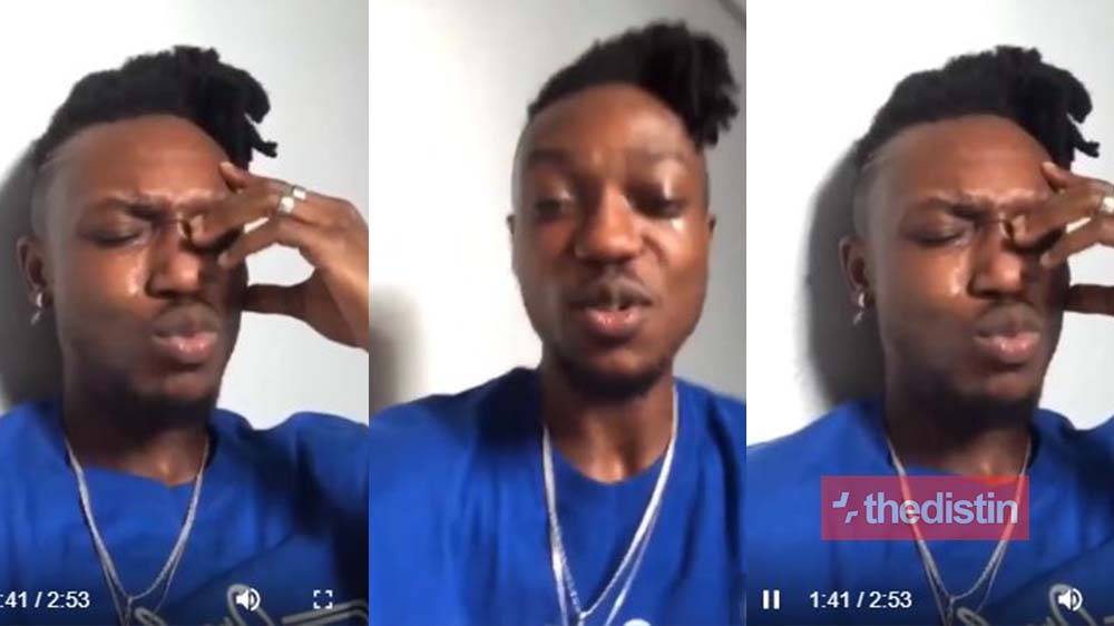 Rapper Opanka Breaks Down In Tears As He Freestyles About Real Life Hardship "Trying Times" (Video)