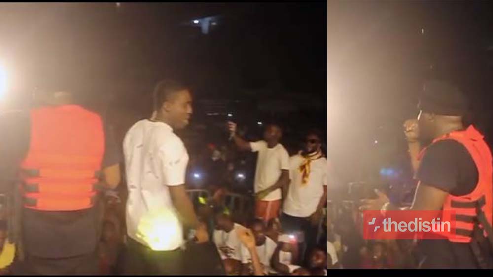 "You changed my life" - Medikal Tells Criss Waddle As They Performed "La Hustle" Together | Video