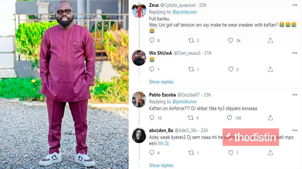 NDC's Otokunor Trolled On Social Media For Wearing Kaftan And Sneakers (Photo)