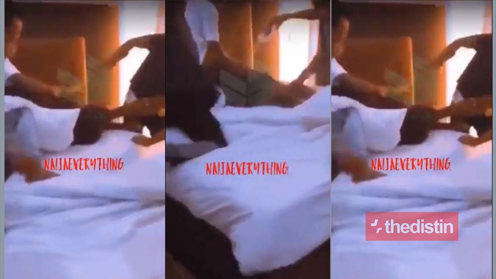 See How Girl Who Was Caught Cheating On Her Boyfriend Was Lashed, She Shout And Cries For Help (Video)