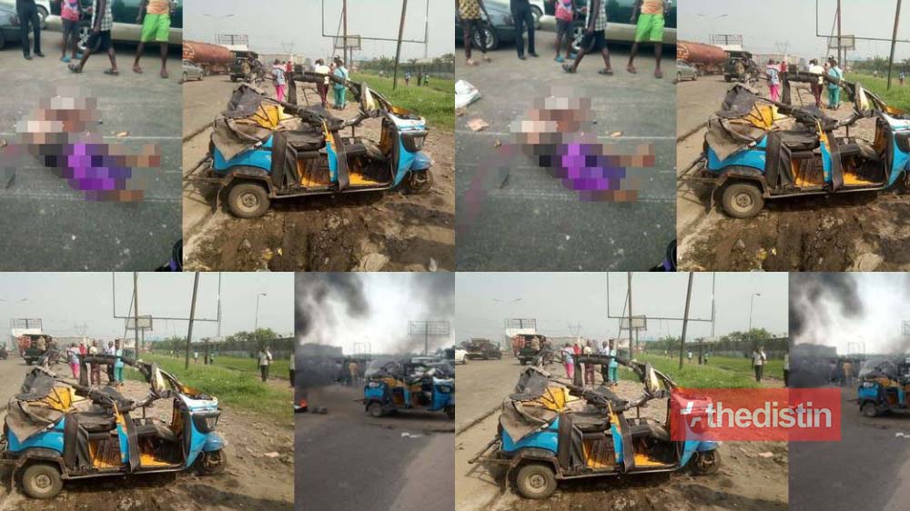 Mother And Child Killed By Police Officers Chasing Suspected Internet Fraudsters In Warri, Delta State (Photos+Video)