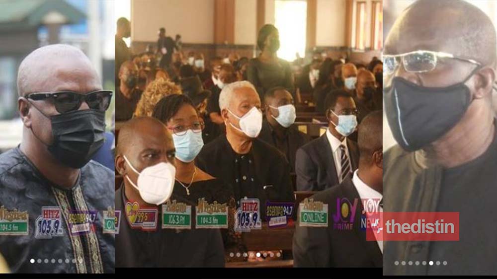 Rawlings Funeral: Mahama, Alban Bagbin, And Other NDC Gurus Attend Rawlings Pre-burial Mass (Photos)