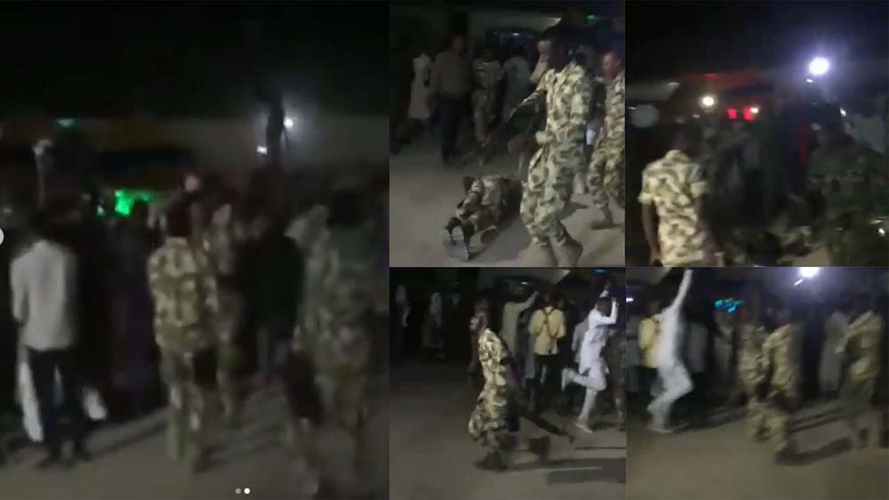 Soldiers Rejoice Over The Removal Of Lt. General Tukur Buratai As Chief of Army Staff (Video)