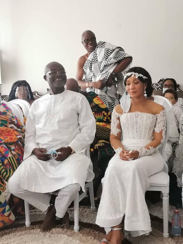 Hon. Kennedy Agyapong, 60, has reportedly tied the knot with a beautiful woman identified as Aunty Christi in a private wedding ceremony.