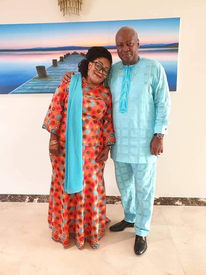John Mahama And His Wife, Lordina Mahama 