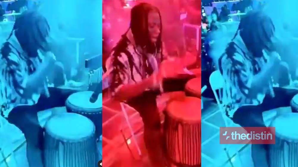 What The Moment Stonebwoy Takes Over The Drums During His Performance (Video)