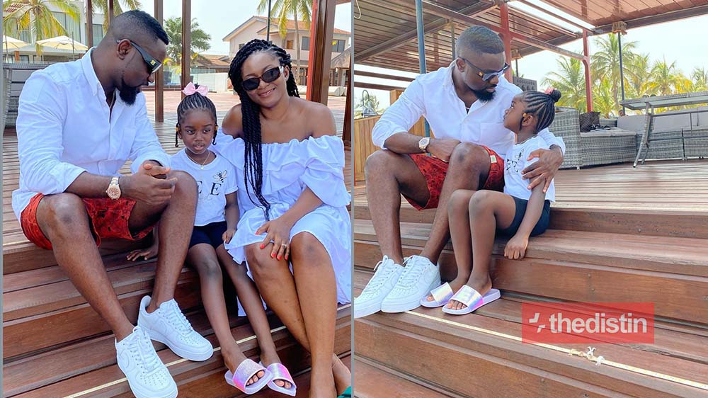 Sarkodie Spends His "Day Off" With His Wife Tracy & Daughter Titi (Photos+ Video)