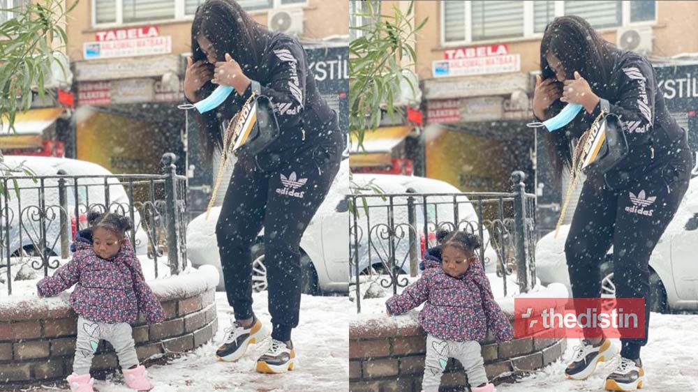 Tracey Boakye Celebrates Her 30th Birthday With Her Daughter In Snow | Photo