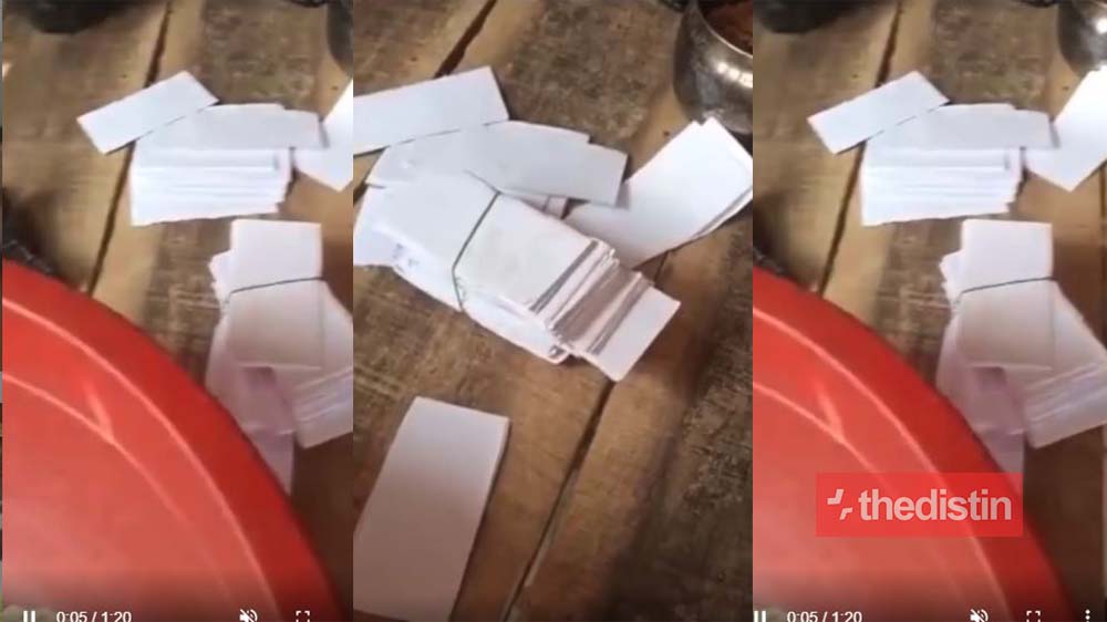 Money Used In Buying Bags Of Rice From A Shop Turns Into Paper (Video)