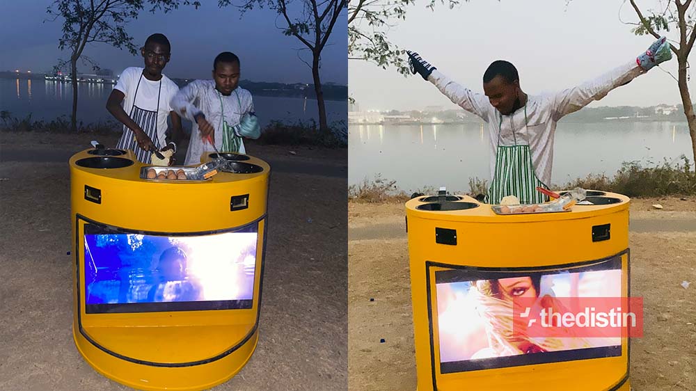 Man Builds Solar-powered Cooker With A Television, Netizens Reacts (Photos)