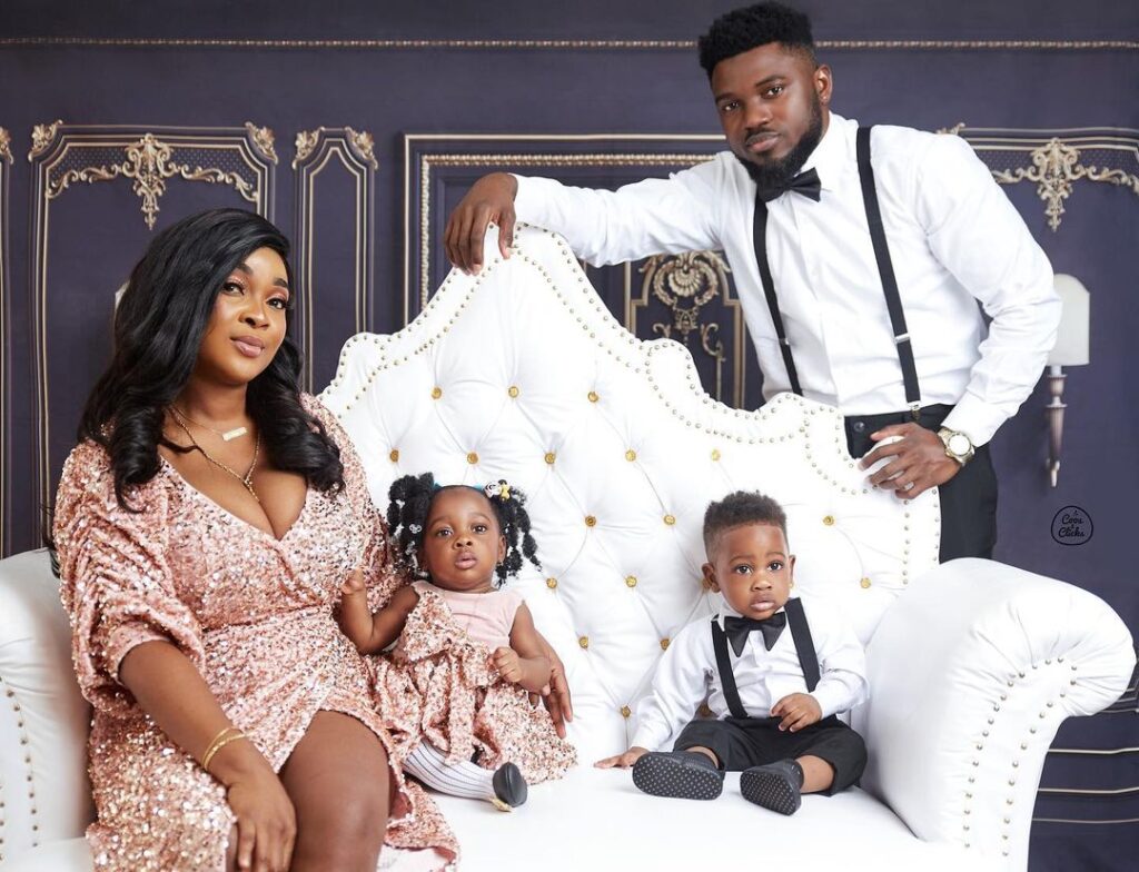 Rapper Donzy Chaka Shares Family Photos As He Celebrates His Twin Babies On Their 1st Birthday