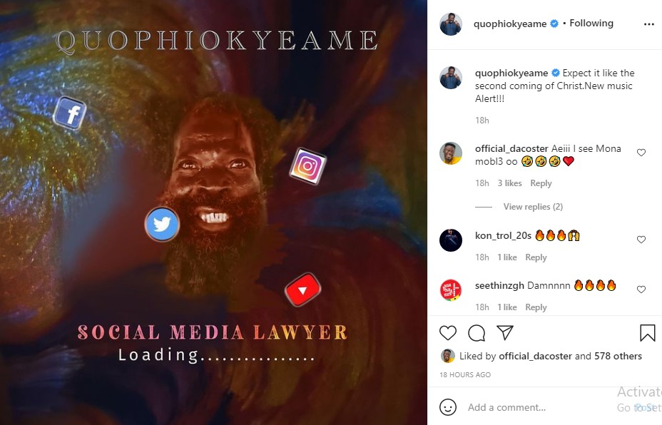 Okyeame Quophy Set To Release A Diss Song For Adu Safowaah And Akua GMB?