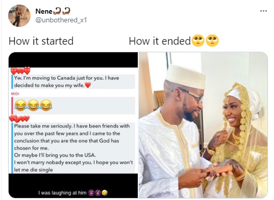 "I was Only Joking with him on Social media, but he married me"- Lady recounts how she met her husband online 2
