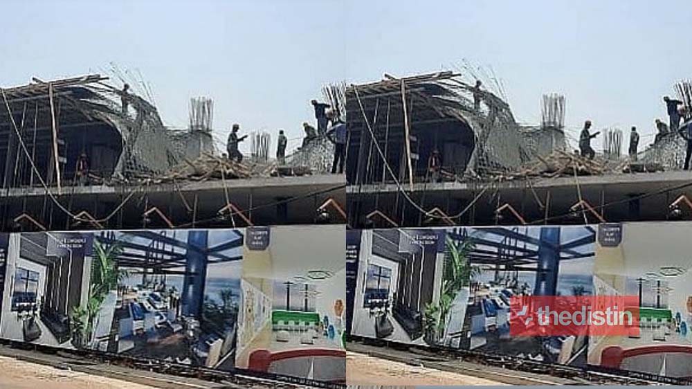 22-Storey Building Under Construction Collapses At Airport (Photos)