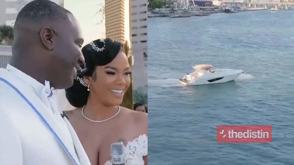 Lady Buys Her Husband A Yacht On Their Wedding Day For Making Her Happy (Video)