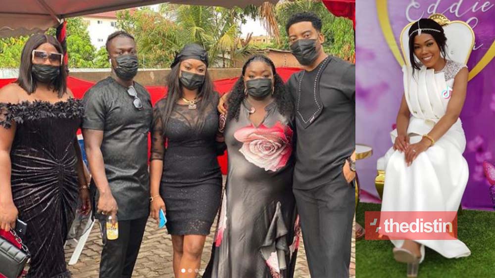 Actor Eddie Nartey Buries His Wife; Majid Michel, Gloria Sarfo, Salma Mumin, Beverly Afaglo, Others Attend Funeral (Photos)