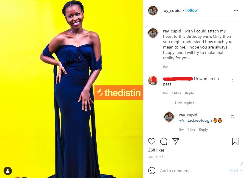 The real girlfriend of Raymond of DateRush surfaces Online and her name is Abena Fosu