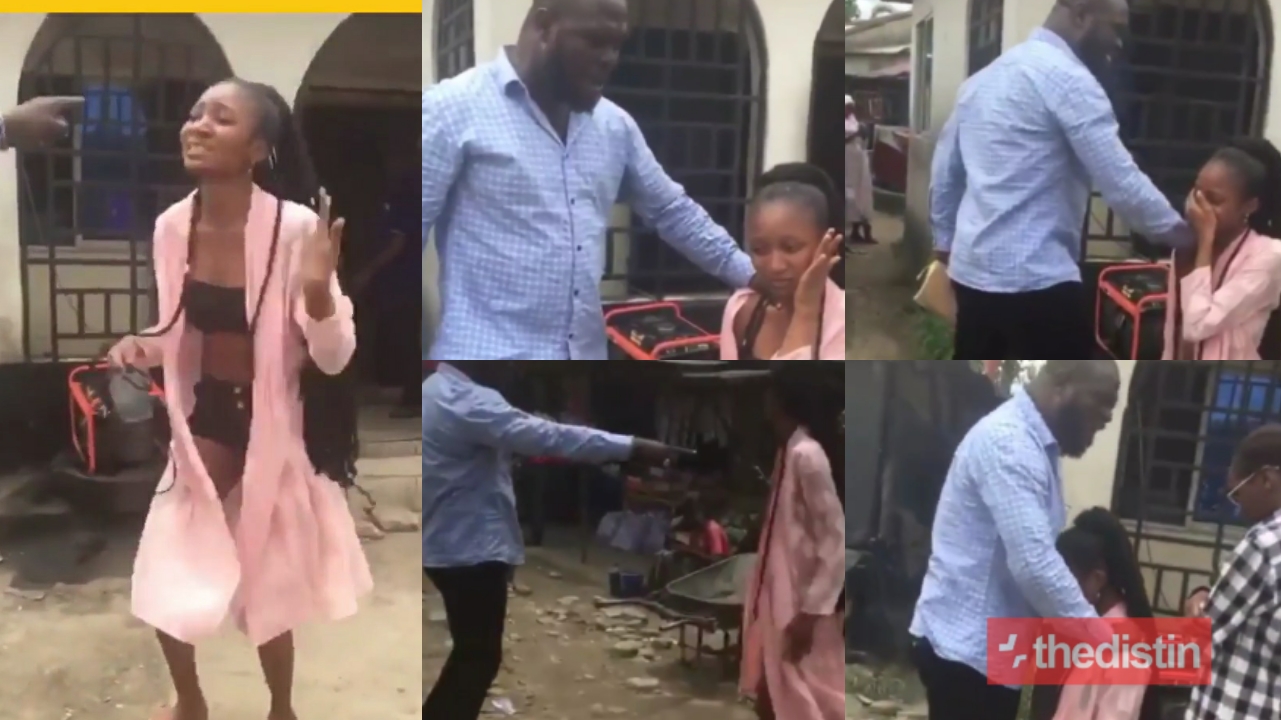 Pastor publicly shames lady for dressing seductively on the streets (video)