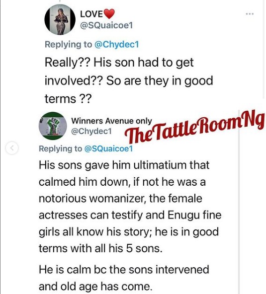 Pete Edochie Exposed Of Infidelity And Putting His Wife Through Horror After His Advise To Women On Their Cheating Husbands | Screenshots