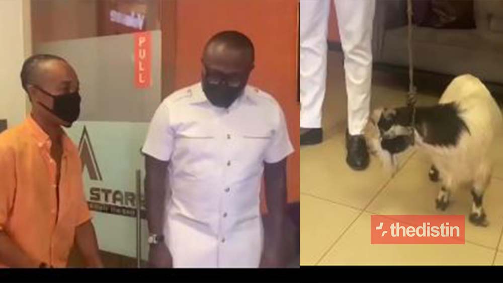 Borla Ray Praises Man Who Gifted Him A Matured Goat On His Birthday (Video)