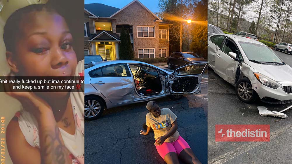 Crazy Man Ties Girlfriend To His Car Steering Wheel And Angrily Drives Around With Her Body Hanging Out (Photos)