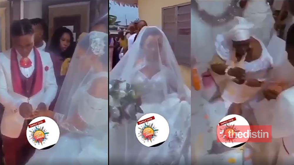 Video Of Nigerian Couple Getting Married In A Shrine Goes Viral | Watch