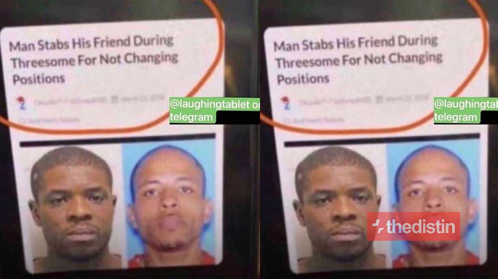 Man Stabs His Friend During Threesome For Refusing To Change Position (Photo)