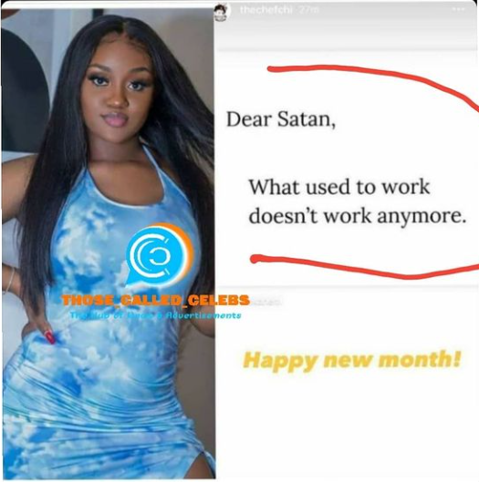 "Dear Satan, what use to work doesn't work anymore"- Chioma Reacts to Davido cheating on her publicly 2