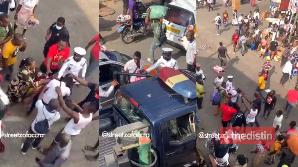 Street Justice: See How This Thief Was Beaten In Accra For Stealing Phone And Money (Video)