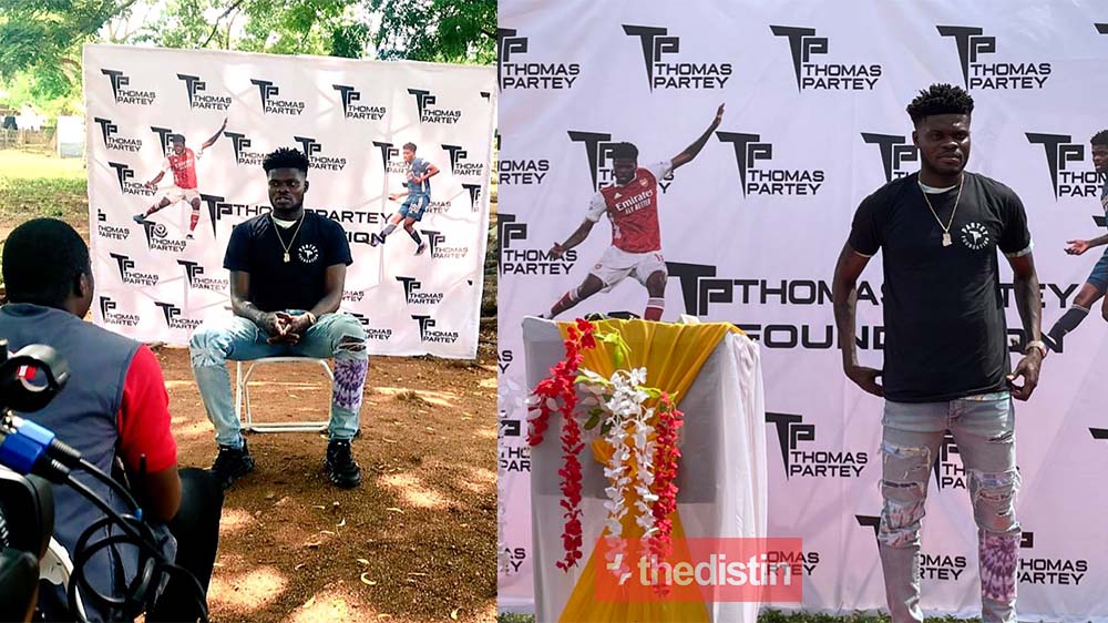 Thomas Partey Launches His Foundation To help The Less Privilege In His Hometown
