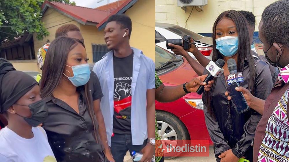 Efia Odo And Others Demonstration FixTheCountry Who Were Arrested Granted Bail (Video)
