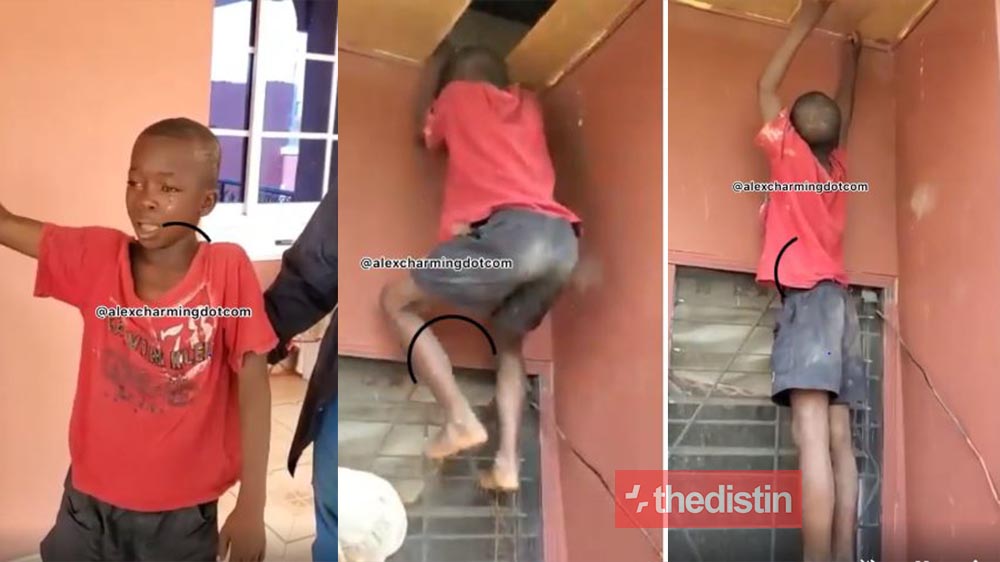 See How This Small Boy Managed To Break Into Someone’s House To Steal Money (Videos)