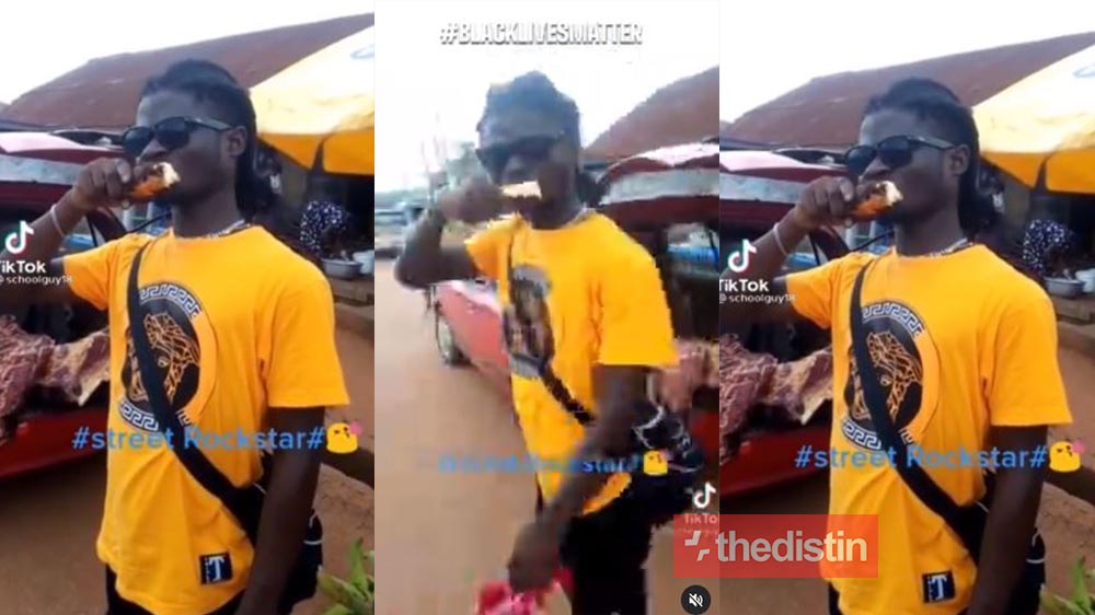 Video Of Kuami Eugene's Lookalike Chewing Corn Causes A Stir On Social Media, Ghanaians React