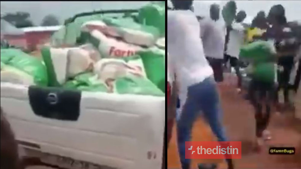 “we want jobs not food” - Ghanaian Muslim Youth Says As They Reject Sallah Rice From A Politician (Video)