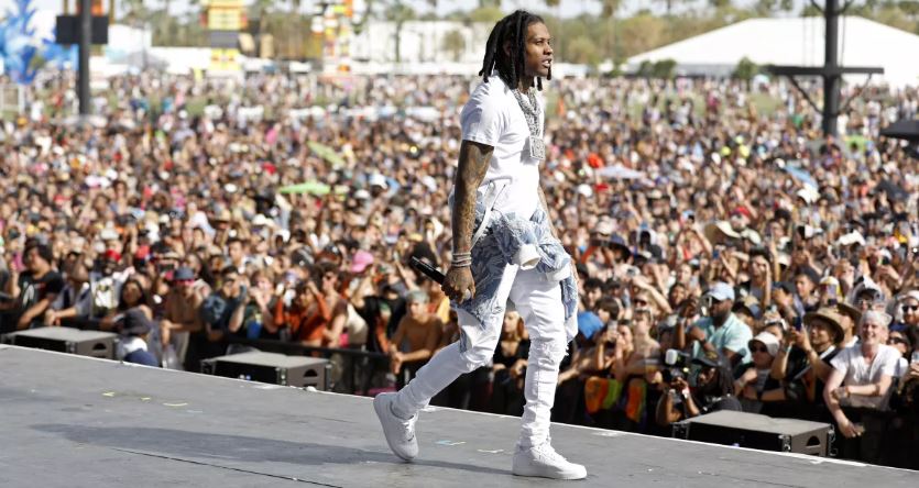 Lil Durk performs at Coachella in April. 
