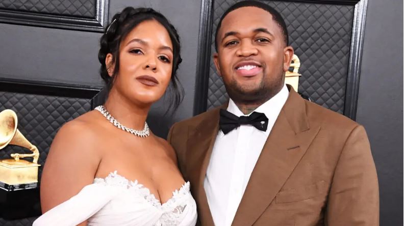 Chanel Thierry and DJ Mustard attend the 62nd Annual GRAMMY Awards at Staples Center on January 26, 2020 in Los Angeles, California. (Photo by Steve Granitz/WireImage)