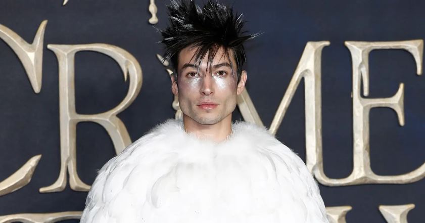 Ezra Miller attends an event for 'Fantastic Beasts: The Crimes of Grindelwald.'