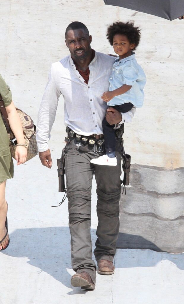 Idris Elba and his son