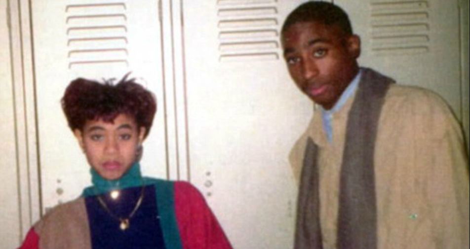 2pac and Jada in the 80s
