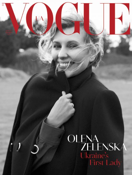 OLENA ZELENSKA ON THE COVER OF VOGUE UKRAINE Vogue UA/Conde Nast