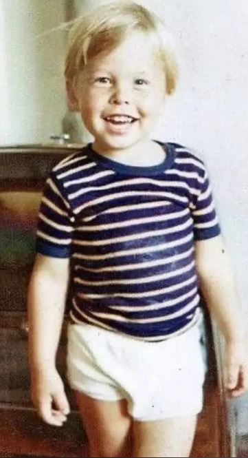 Elon Musk smiles for the camera as a toddler in a pic from the family photo albumCredit: Errol Musk
