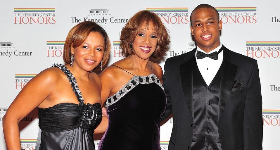 Gayle King and children