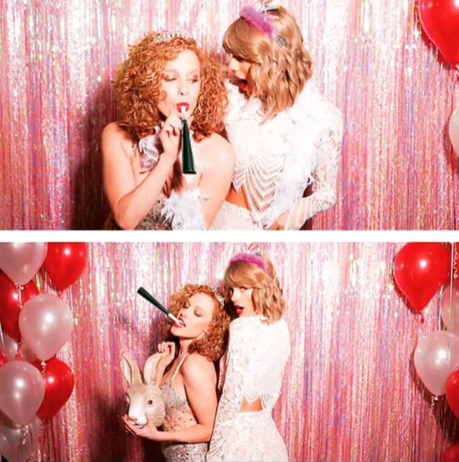 Taylor Swift and Abigail Anderson