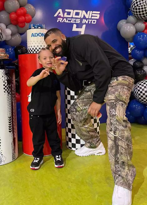Drake has only one child, a son named Adonis Graham. Image Source: Instagram/DRAKE 