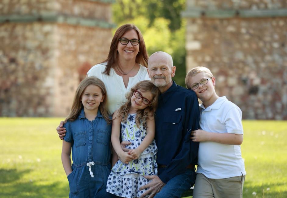 Joe the Plumber with his wife Katie Schanen and their kids. Image Source: GiveSendGo.com