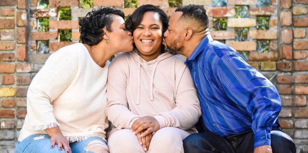 LaToya Cantrell and late husband, Jason, displaying love to their daughter and only child, RayAnn. Image  Source: X