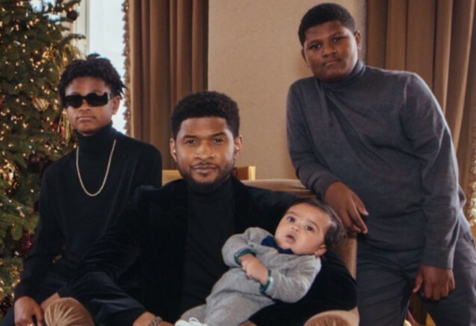 Usher shares father's day post on Instagram
