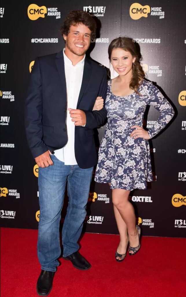 Bindi Irwin and boyfriend Chandler Powell walk the red carpet at Country Music Channel Awards 2016 at the Queensland Performing Arts Centre on March 10, 2016 in Brisbane, Australia. Image Source: EL PICS/GETTY