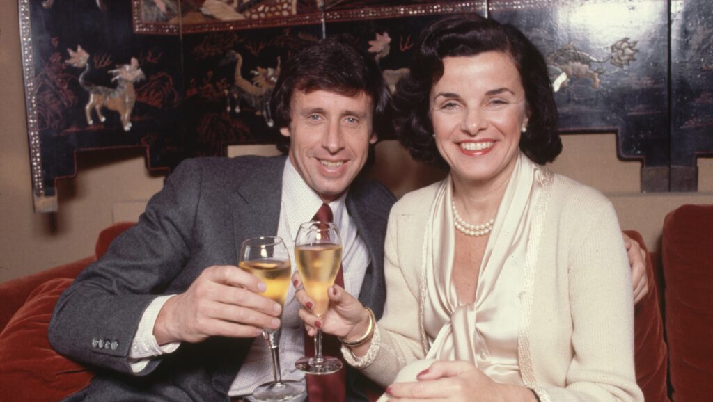 Former San Francisco Mayor Dianne Feinstein and her husband, Richard Blum